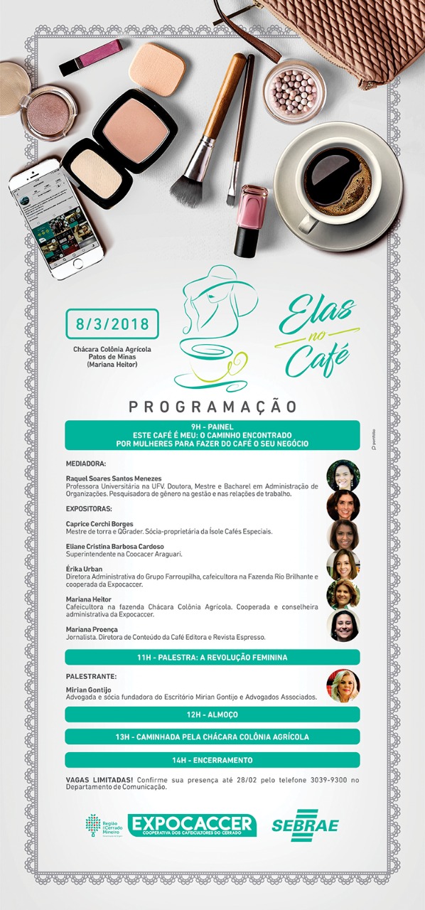 Expocaccer realiza Elas no Café para iniciar atividades do seu grupo