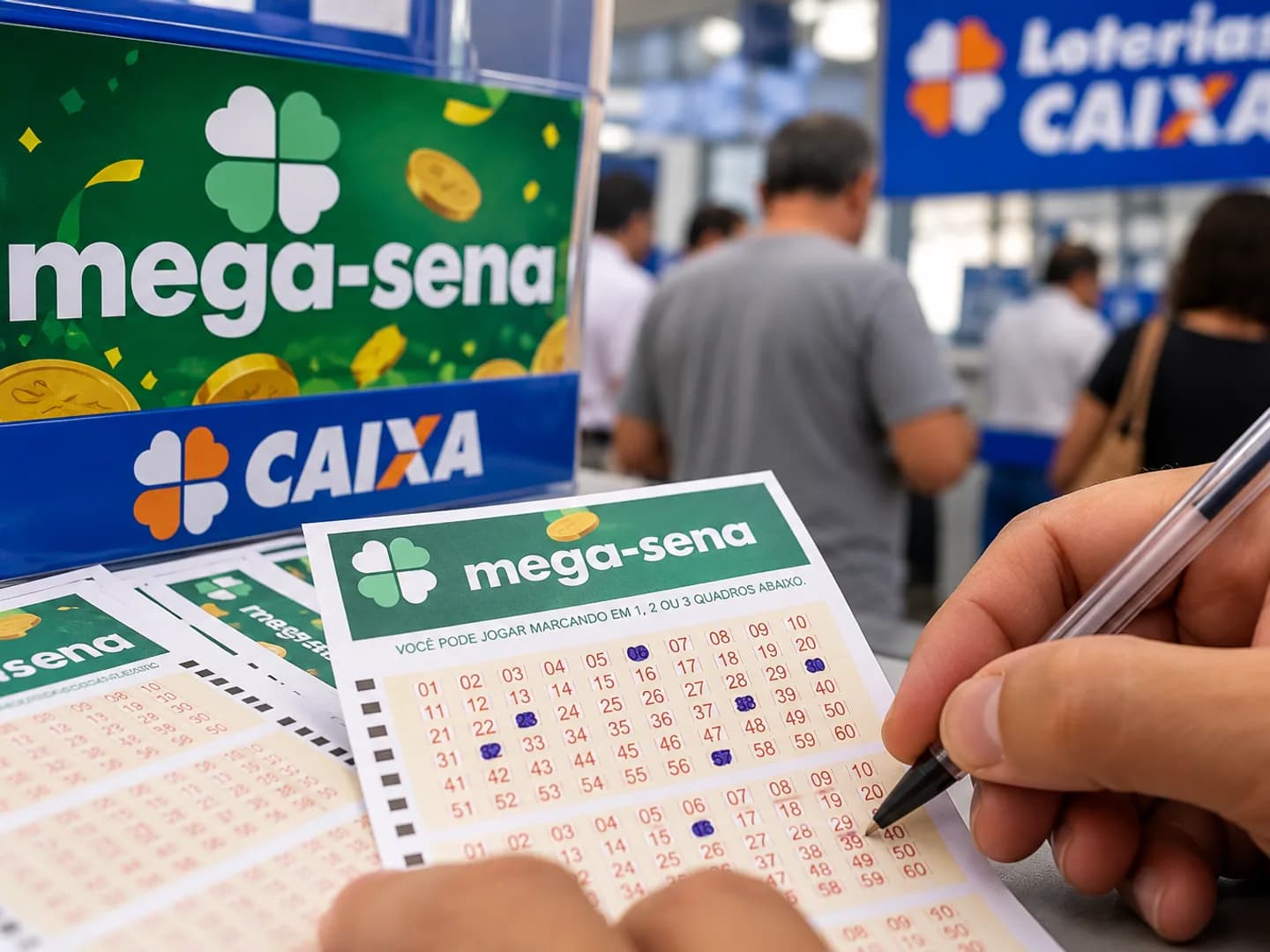 Mega-Sena acumula e prêmio chega a R$ 320 milhões; veja os números sorteados