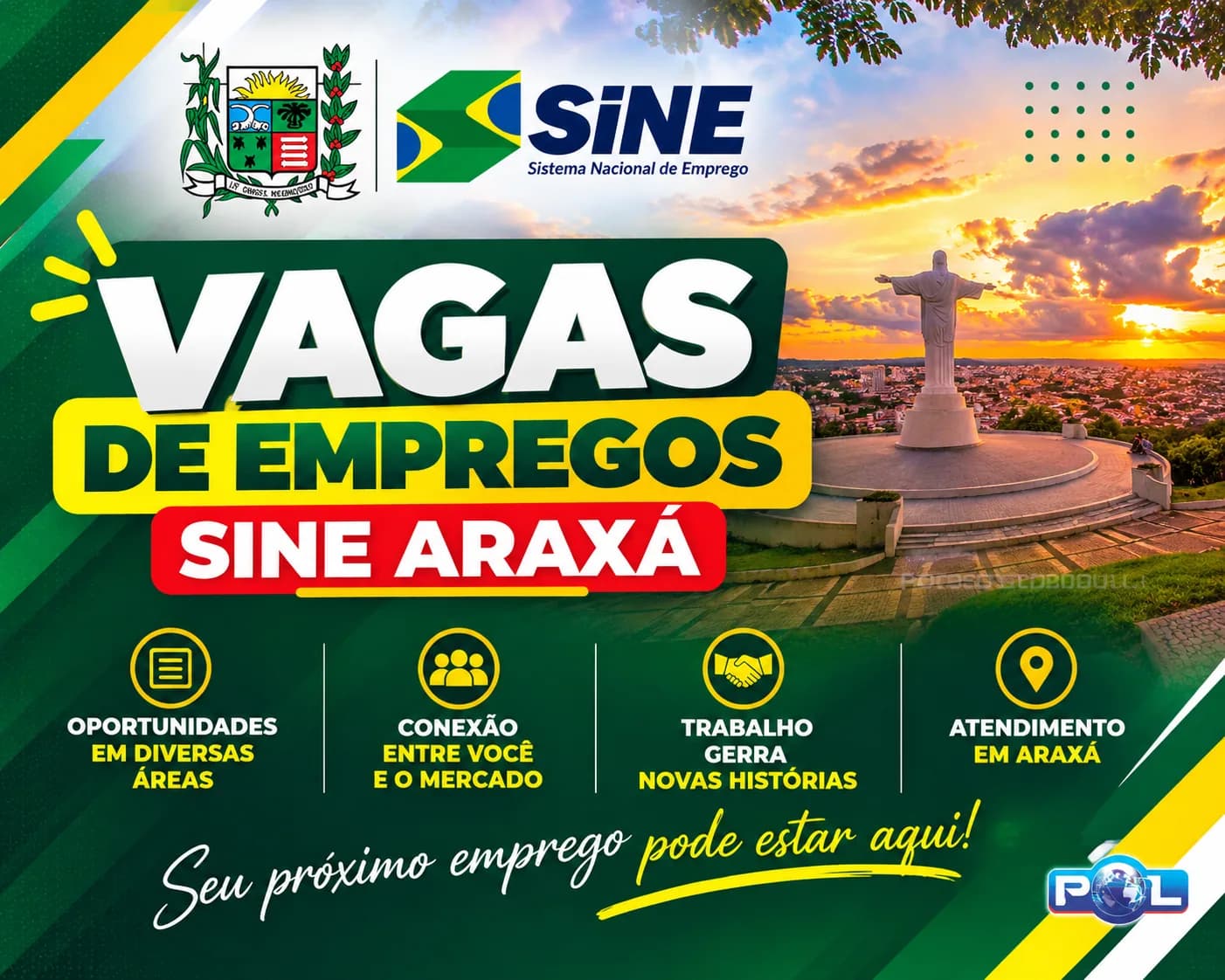 428 vagas disponíveis no SINE Araxá - Atualização 26 de outubro