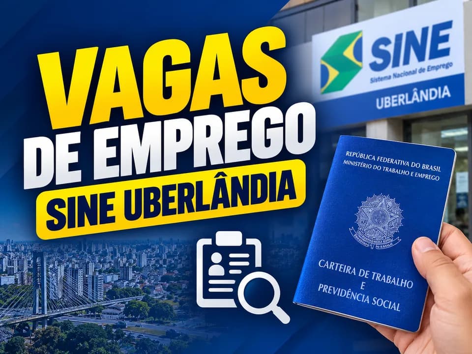 Vagas de emprego SINE Uberlândia
