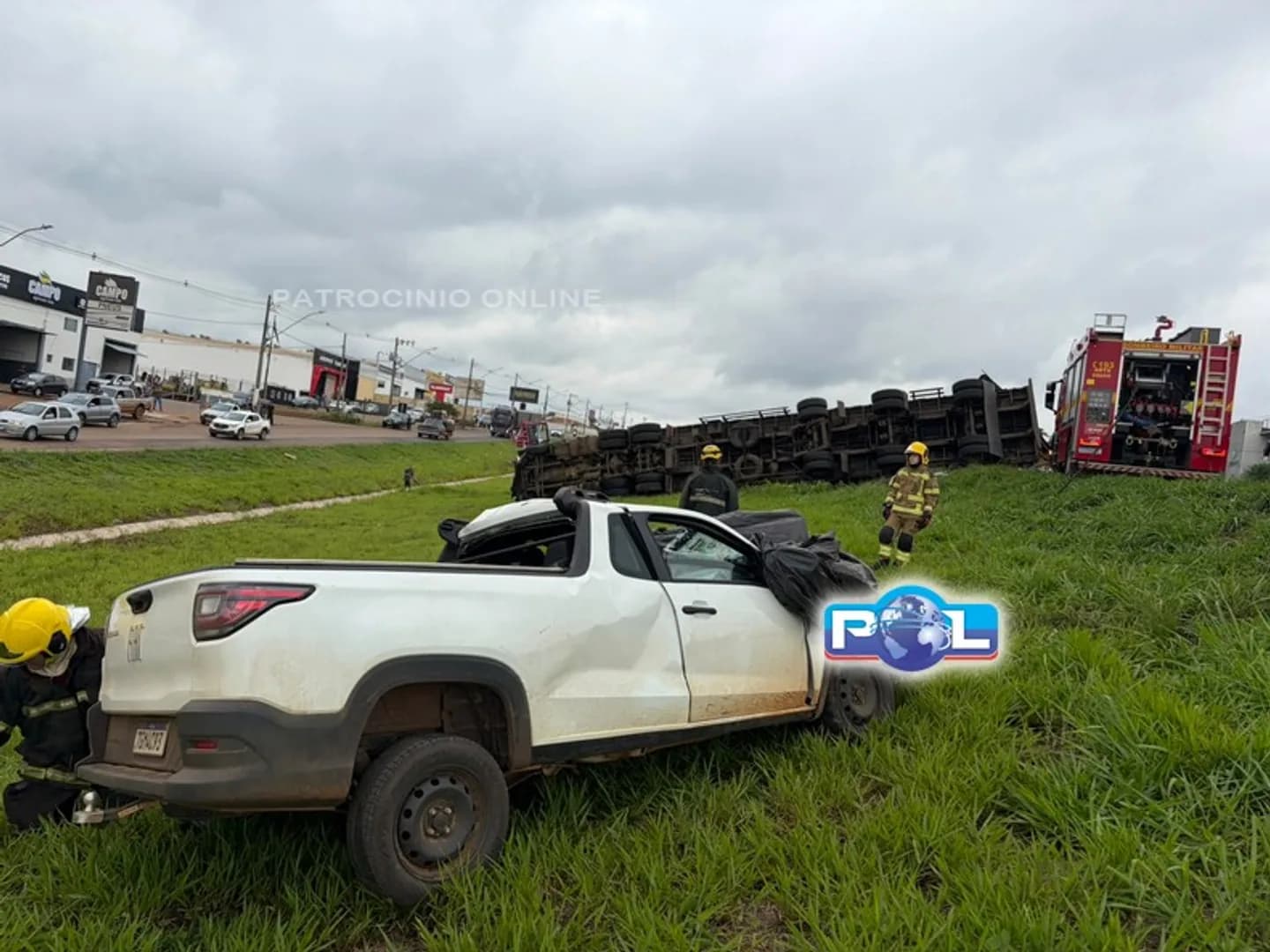 Vídeo mostra momento de acidente entre Strada e carreta carregada de cerveja que deixou motorista morto na BR-365