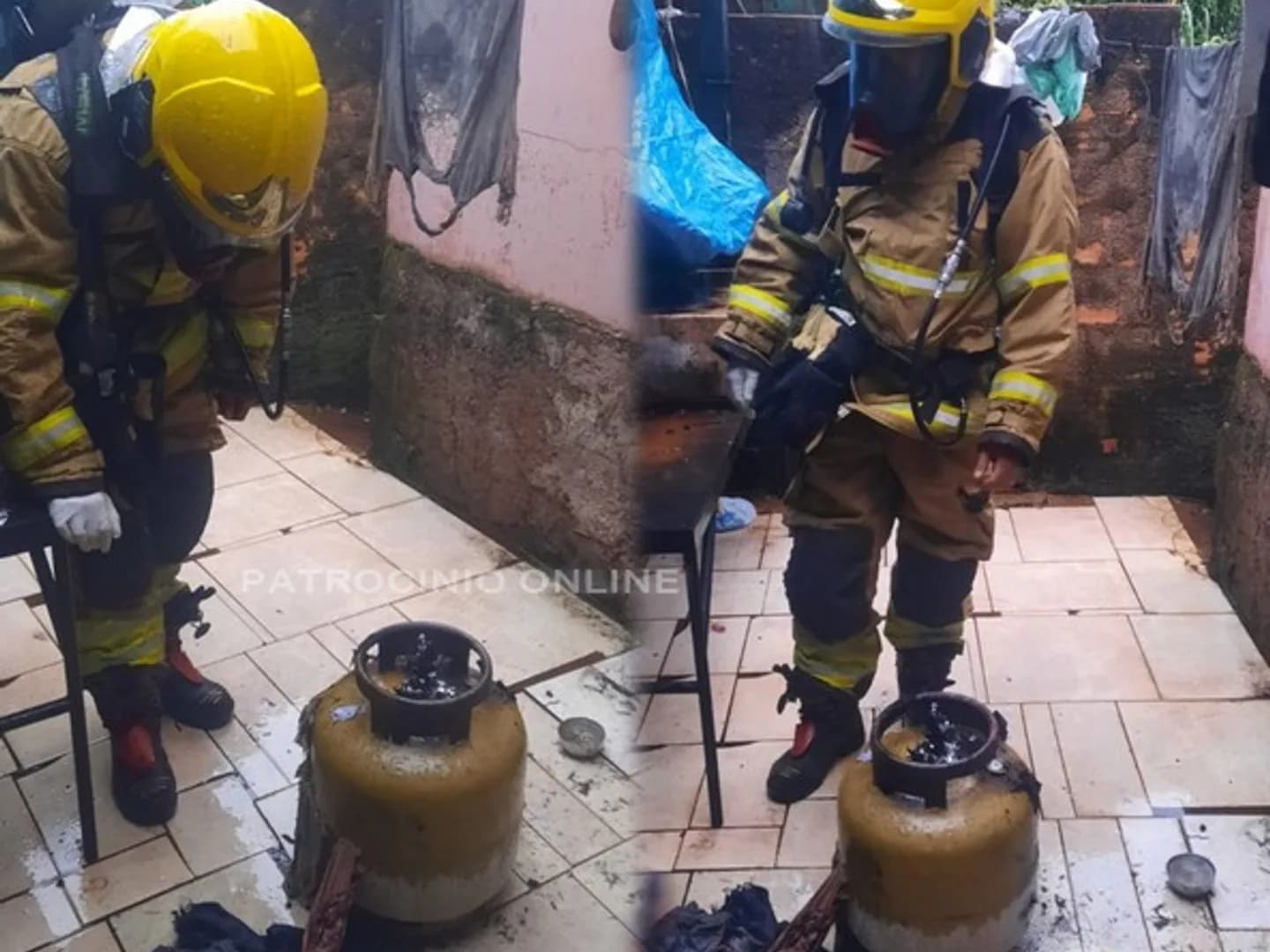 Botijão de gás pega fogo em residência e mobiliza bombeiros; veja dicas de segurança