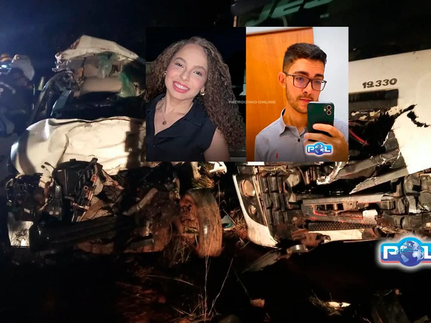Colisão entre Fiat Toro e caminhão mata dois jovens e deixa outros dois feridos na MG-410