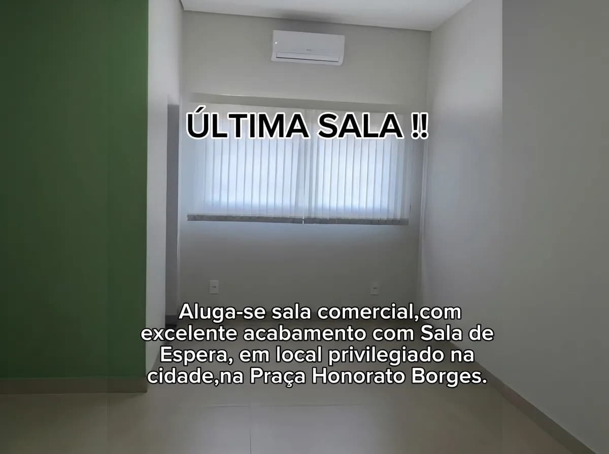 Clínica Santa Clara: Aluga-se sala comercial na Praça Honorato Borges.
