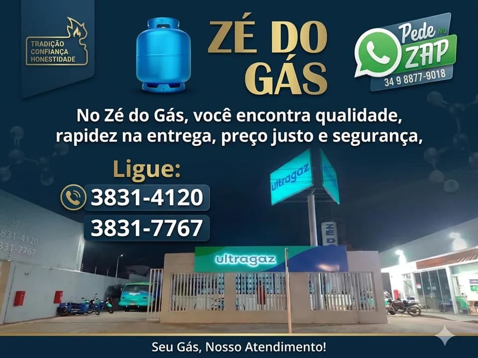 No Zé do Gás, o cliente encontra qualidade, segurança e preço justo em um só lugar.