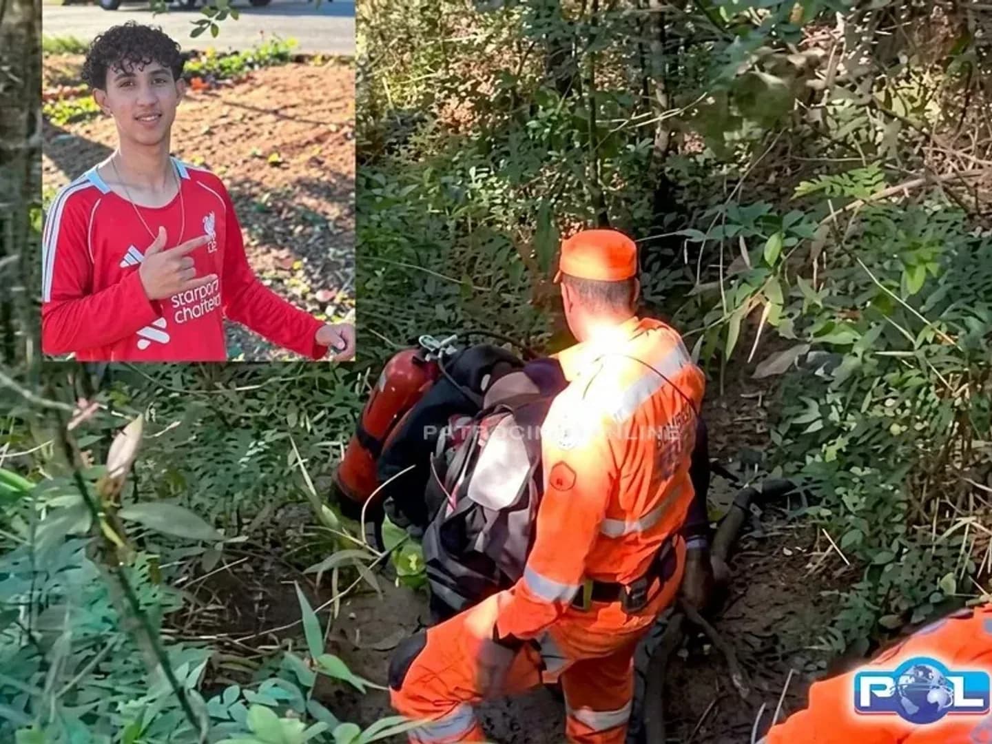 Bombeiros encontram corpo de jovem natural de Patos de Minas que desapareceu na Cachoeira dos Borges 