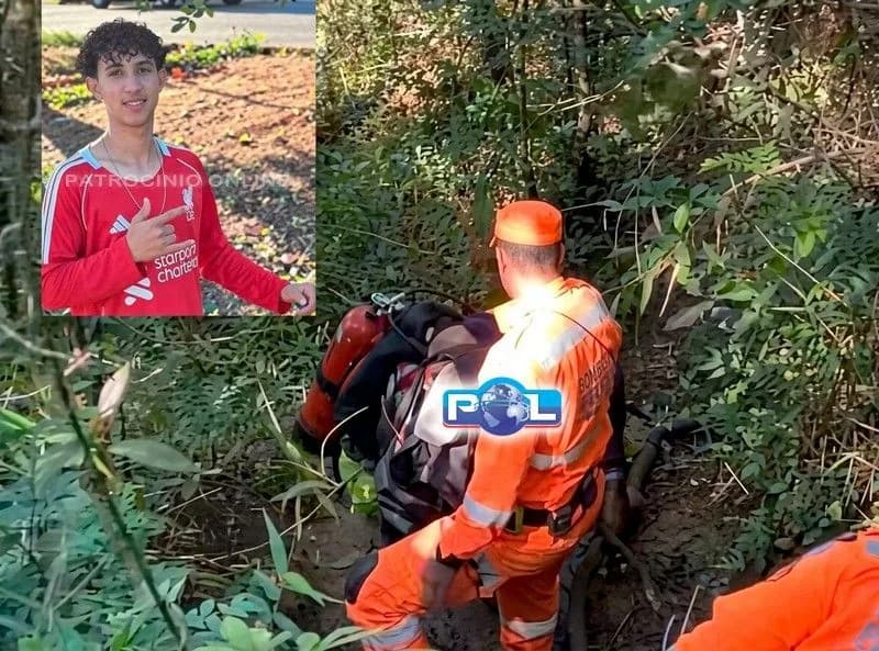 Bombeiros encontram corpo de jovem natural de Patos de Minas que desapareceu na Cachoeira dos Borges 