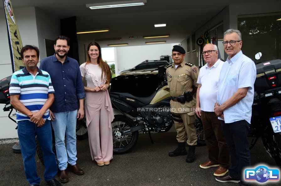 46º BPM recebe motocicletas para reforçar patrulhamento em Patrocínio e Monte Carmelo