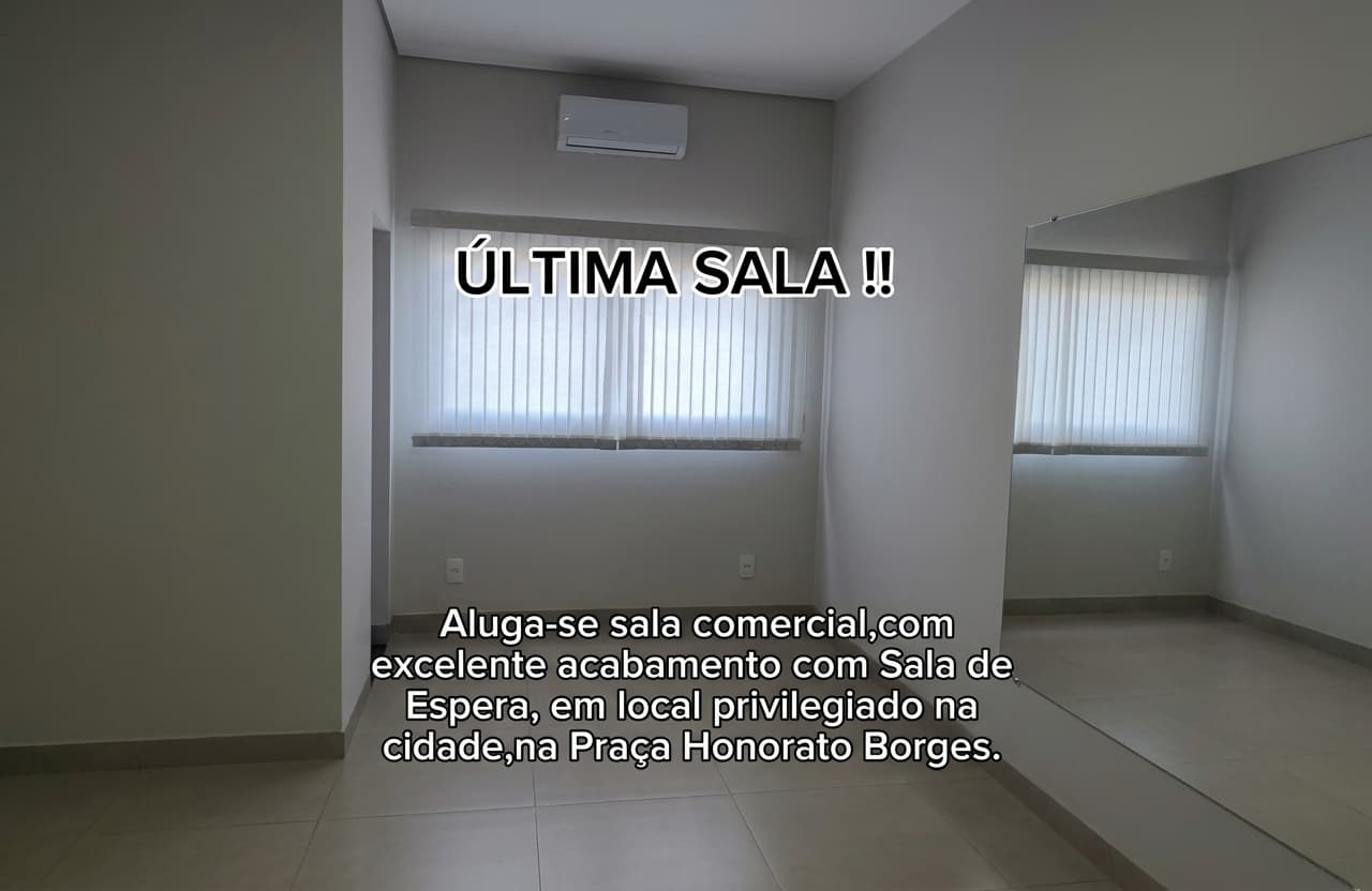 Clínica Santa Clara: Aluga-se sala comercial na Praça Honorato Borges.