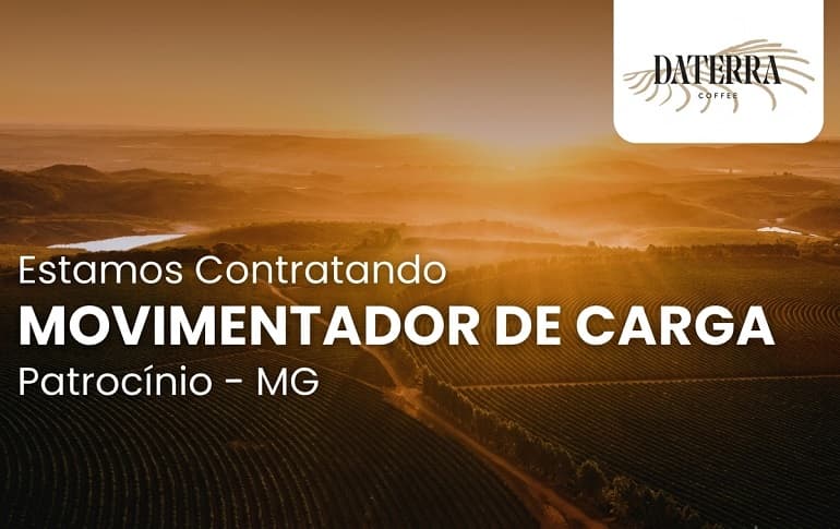 Fazenda Daterra contrata: Movimentador de Carga