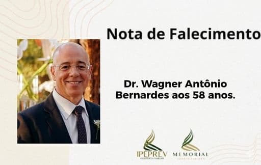 Nota de falecimento: Dr. Wagner Antônio Bernardes (Ex-reitor e professor do Unicerp) aos 58 anos.
