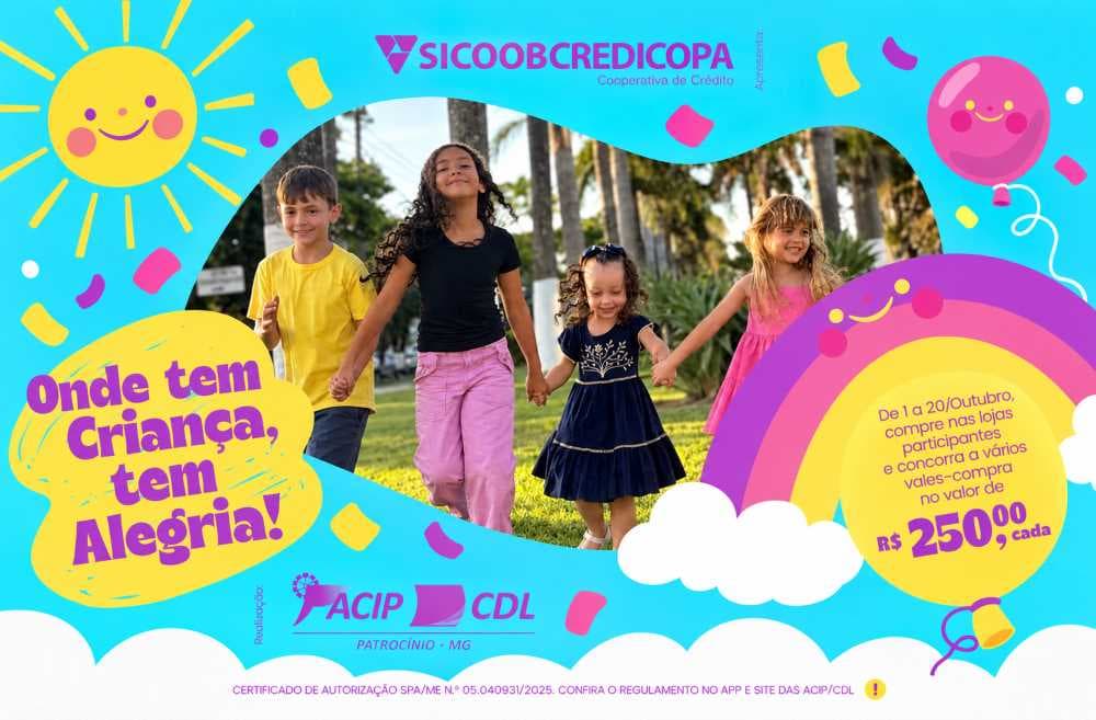 ACIP/CDL promove campanha especial para o Mês das Crianças