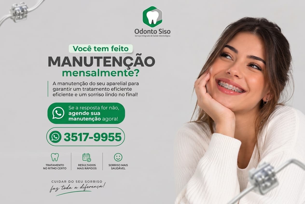 Odonto Siso alerta, manutenção do aparelho é essencial para o tratamento