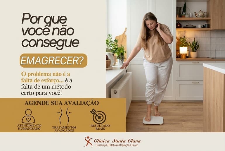 Está tentando emagrecer? Clínica Santa Clara pode ajudar você a encontrar o caminho