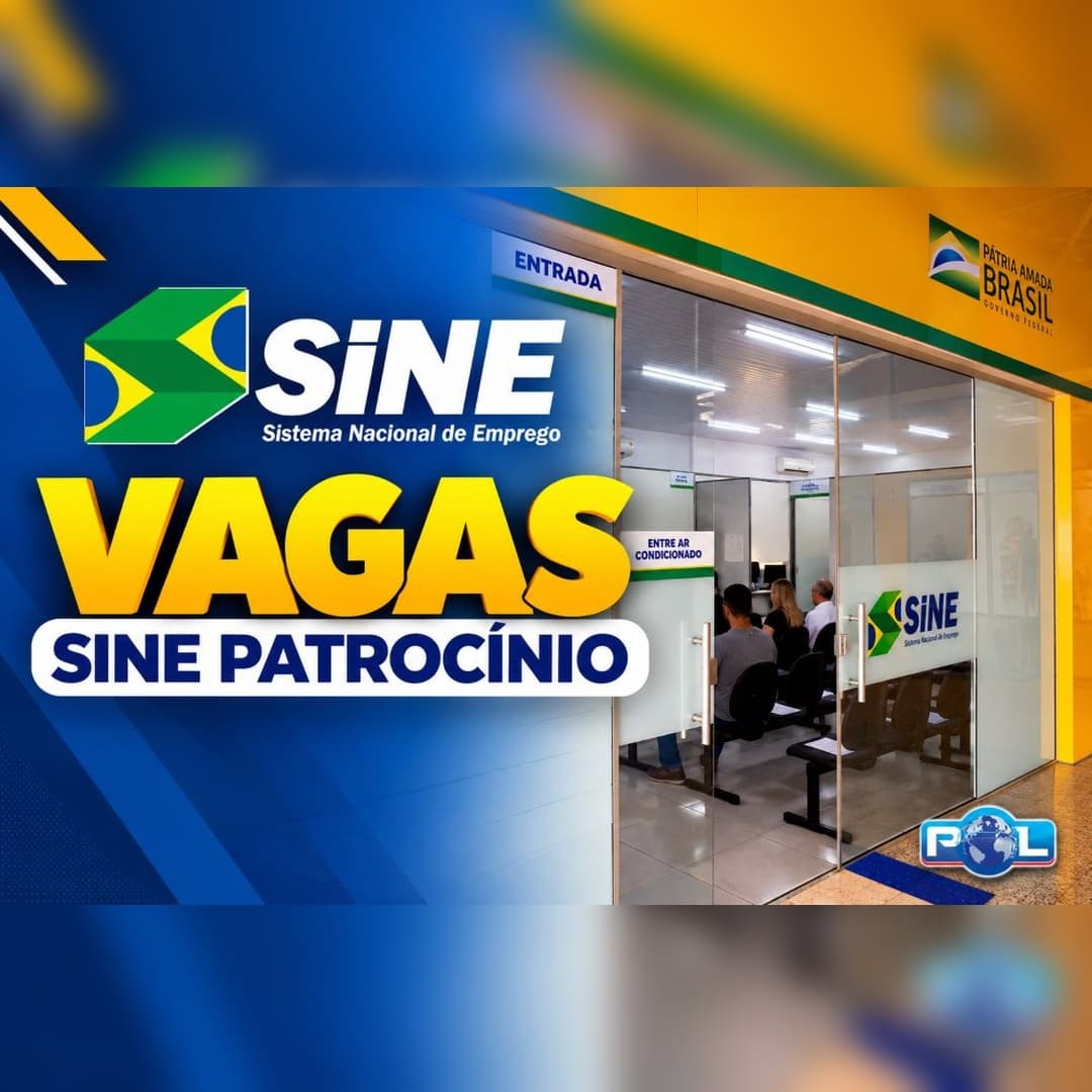 Vagas de empregos SINE - Atualização d 05 de outubro de 2026