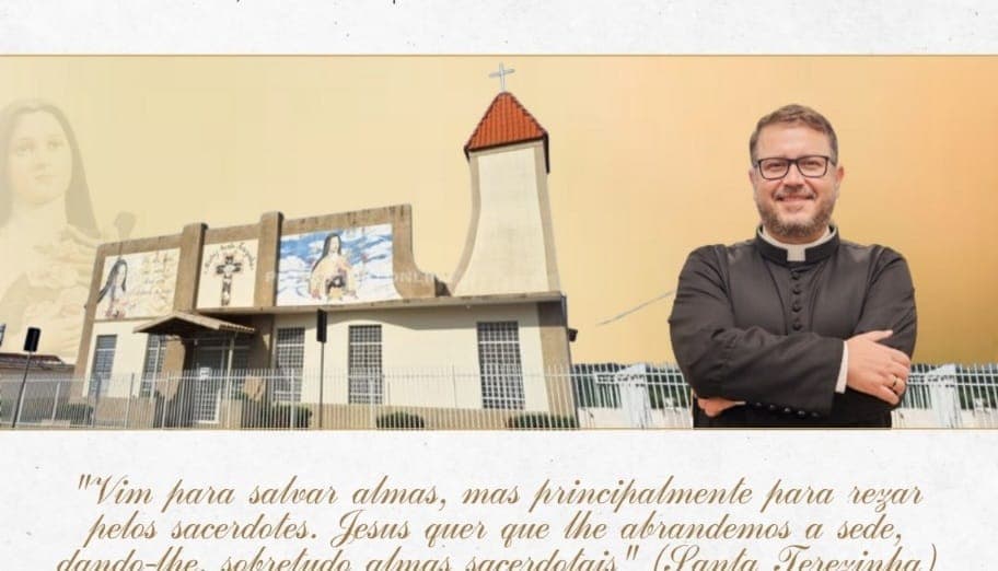 REVEJA a Santa Missa de Posse do novo Pároco da Paróquia Santa Terezinha, Padre Marcelo Marins Gonçalves