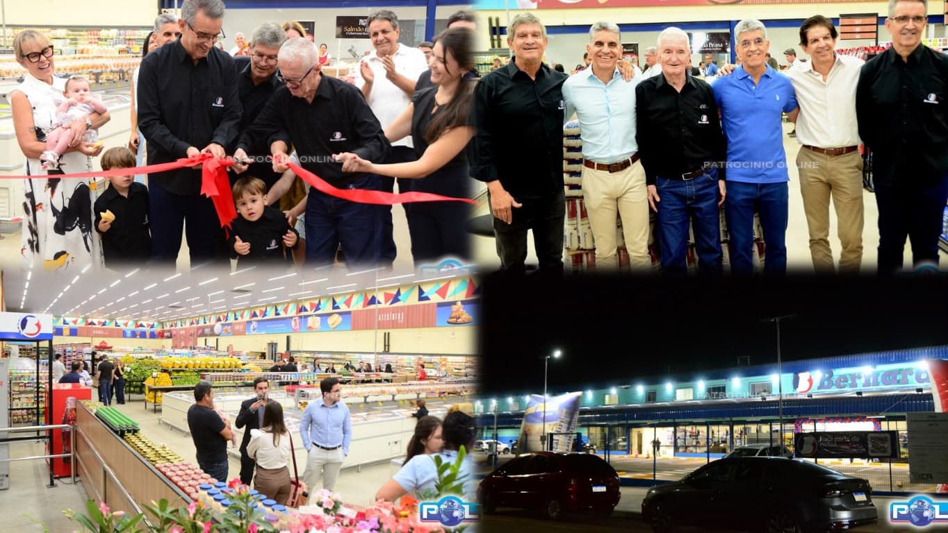 Supermercado Bernardão inaugura 5ª loja em Patrocínio e 14ª unidade da rede na região e anuncia continuidade da expansão