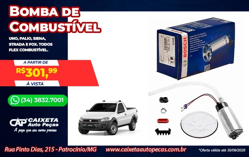 Seu carro dá sinais? Veja quando a bomba de combustível precisa ser substituída, segundo a Caixeta Auto Peças