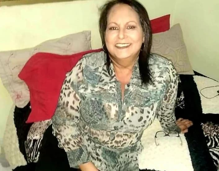 Nota de falecimento: Elcina Maria de Jesus, conhecida como Tina, aos 62 anos.