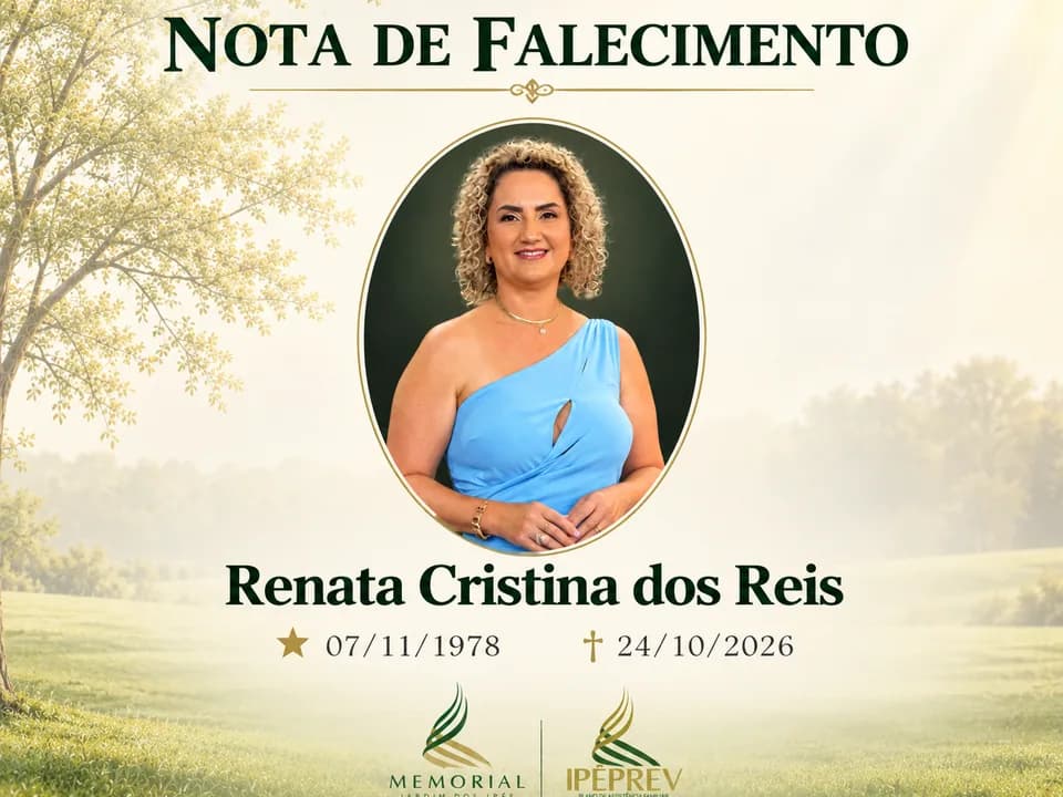 Nota de falecimento: Renata Cristina dos Reis aos 47 anos