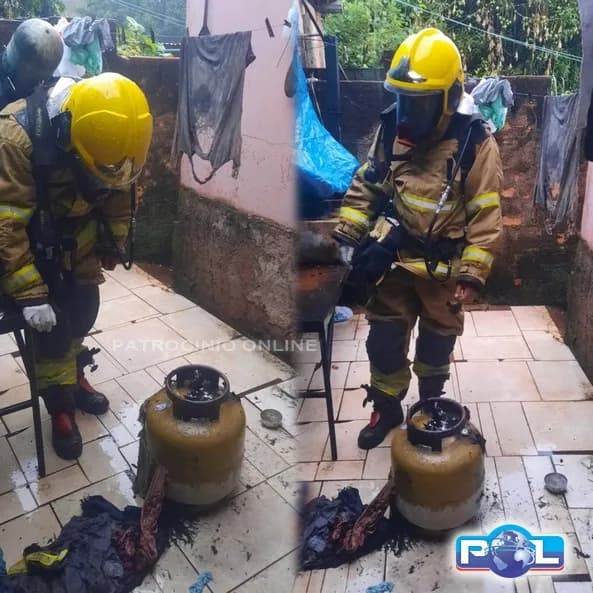 Botijão de gás pega fogo em residência e mobiliza bombeiros; veja dicas de segurança