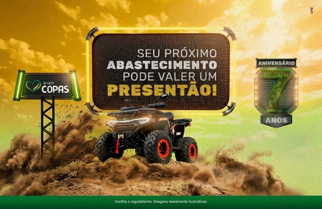 Posto Copas comemora 7 anos com sorteio de prêmios para os clientes