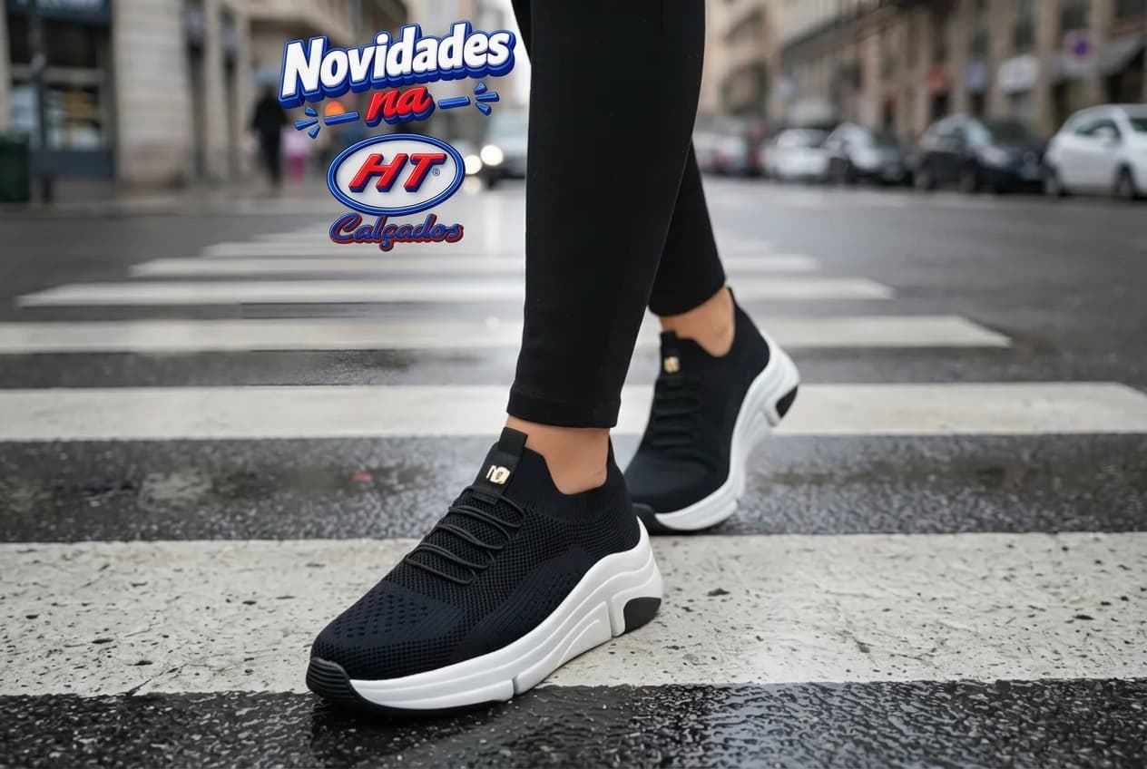 HT Calçados apresenta tênis feminino Modare Ultra Conforto