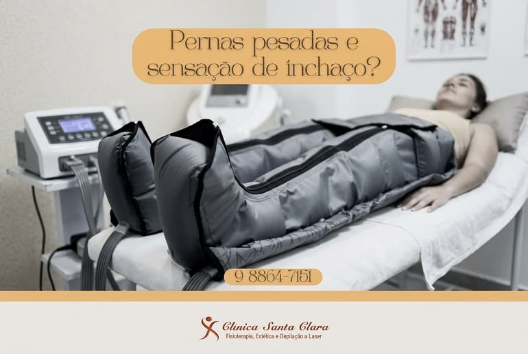 Retenção de líquidos e cansaço nas pernas? A Clínica Santa Clara tem a solução