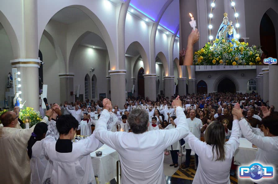 Festa em Louvor a Nossa Senhora do Patrocínio é encerrada com Santa Missa, coroação e procissão; Show de Prêmios tem nova data