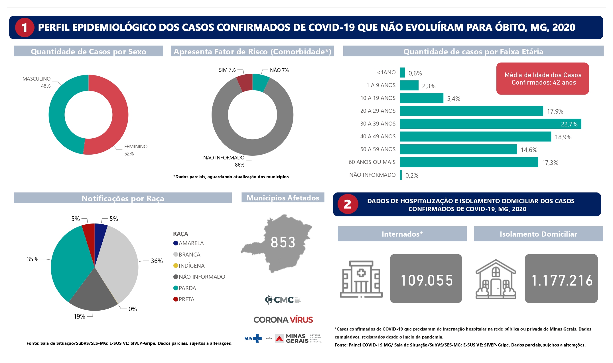 Minas Gerais: Confira Informe Epidemiológico Coronavírus ...