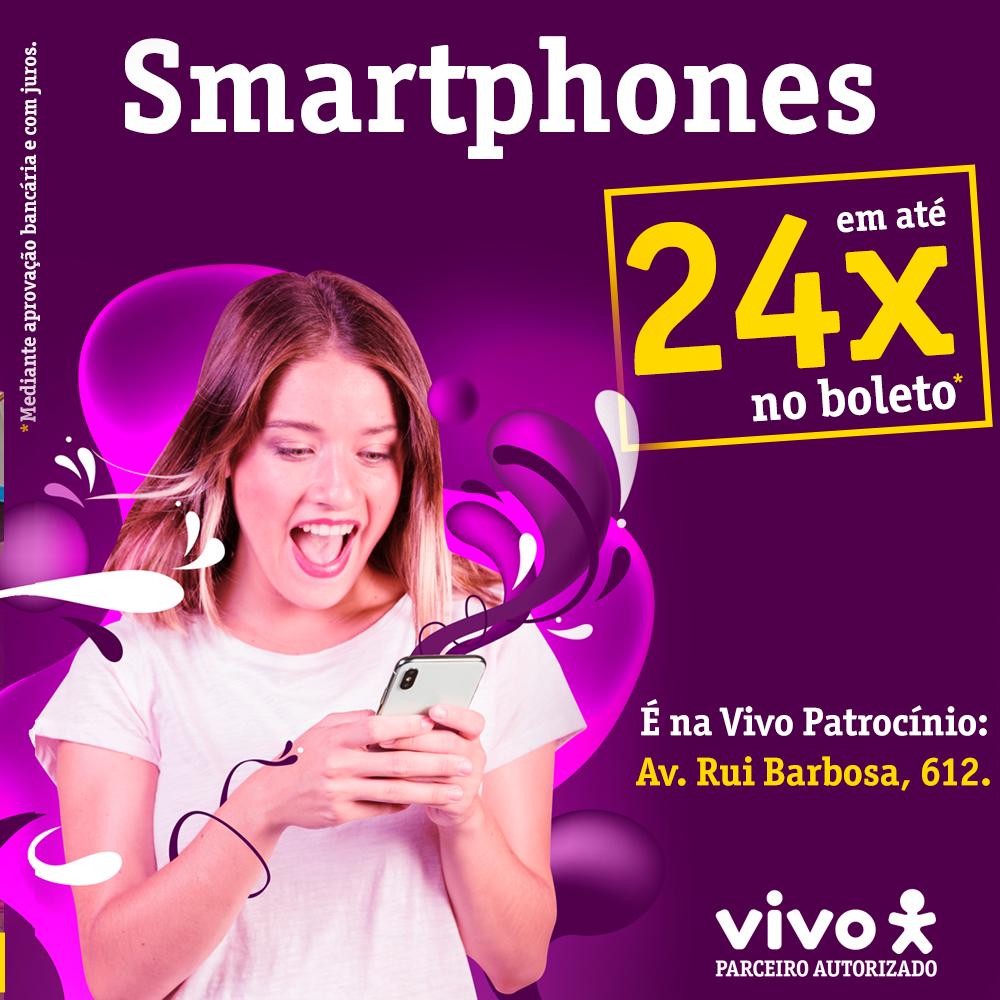 SOLUÇÃO CELULAR Na loja Vivo Patrocínio você encontra ofertas incríveis em Smartphones em até