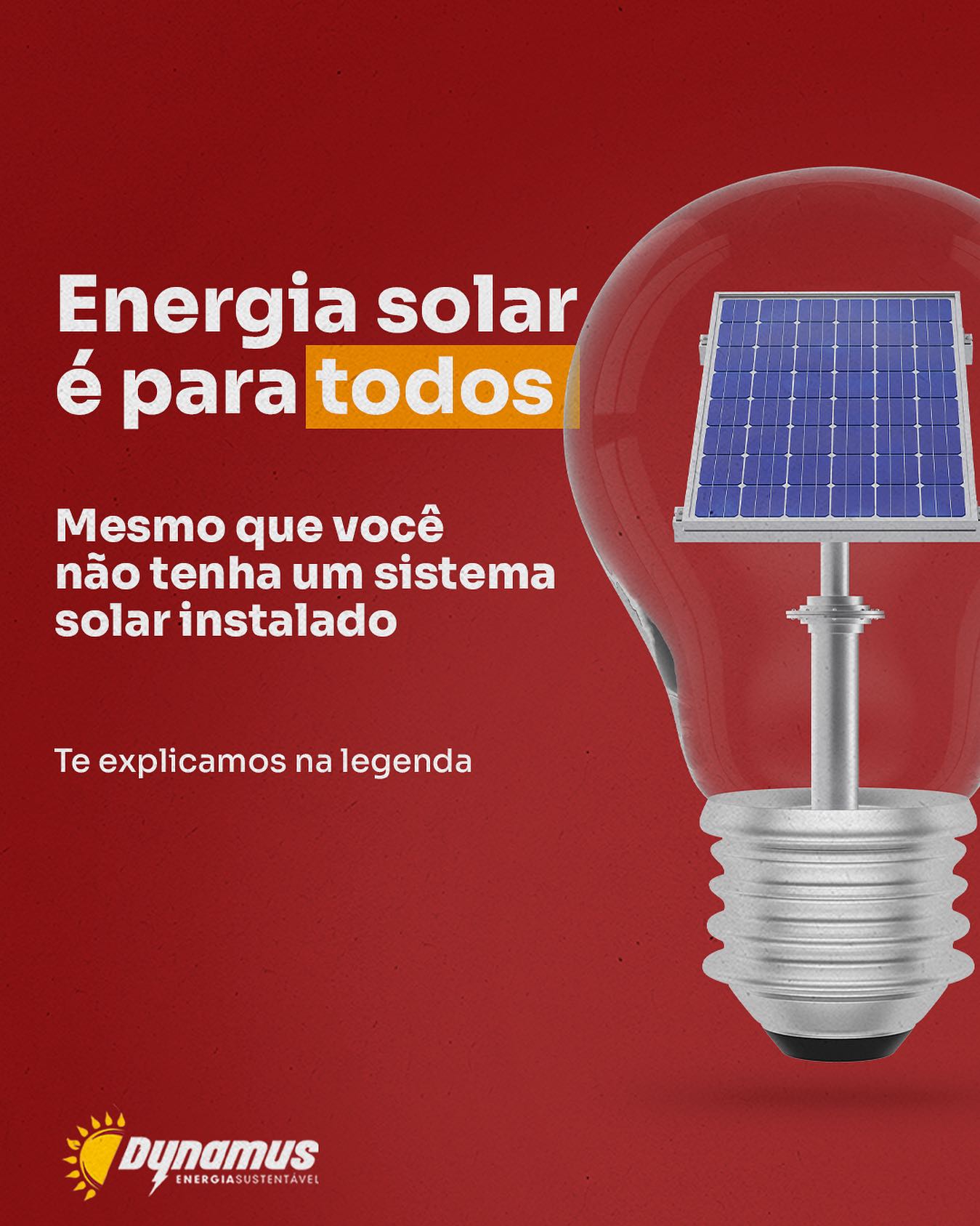 Dynamus Energia Sustentável Você Sabia Que é Possível Usufruir Da Energia Solar E Economizar 0191